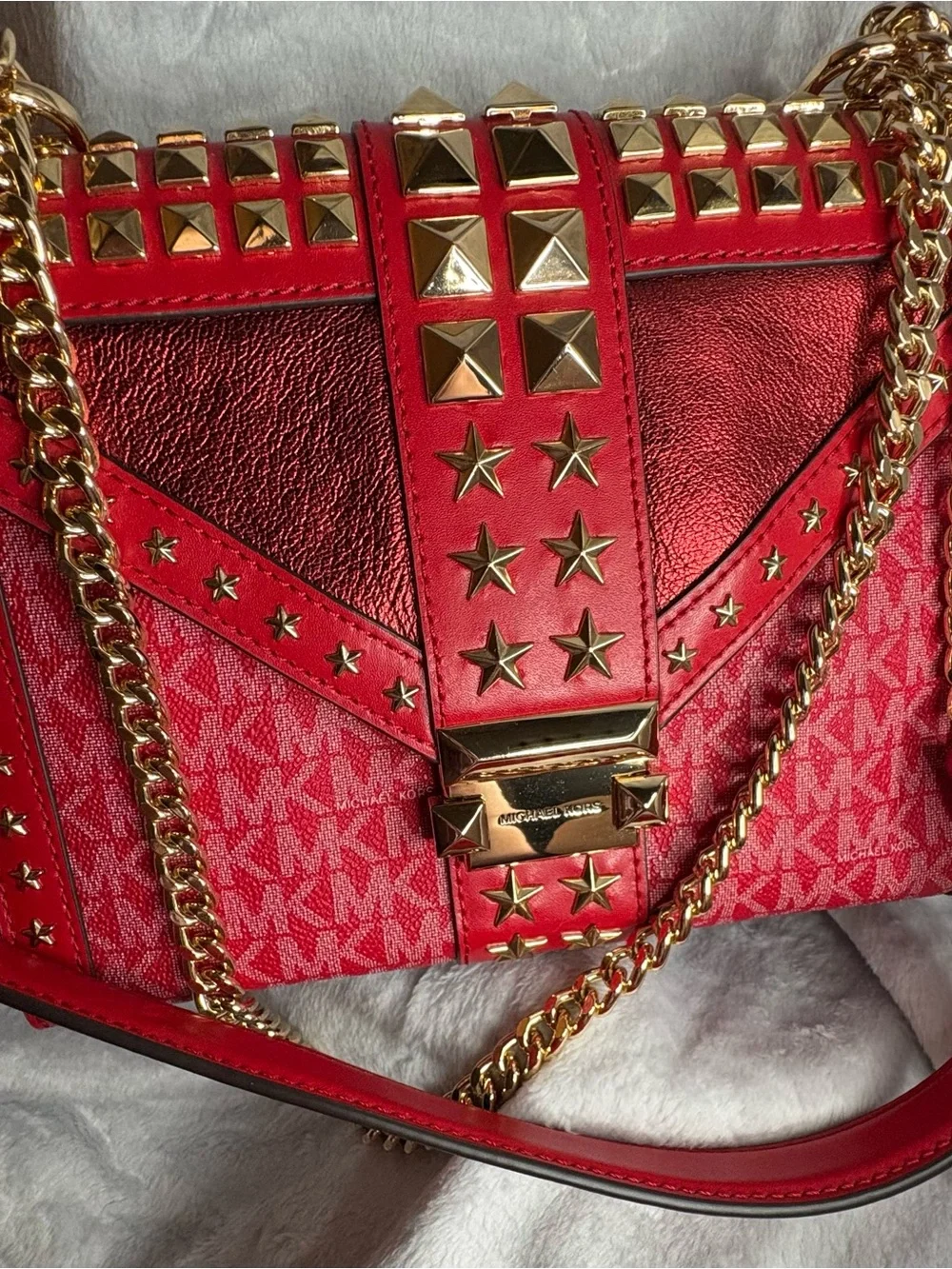Michael Kors bold red